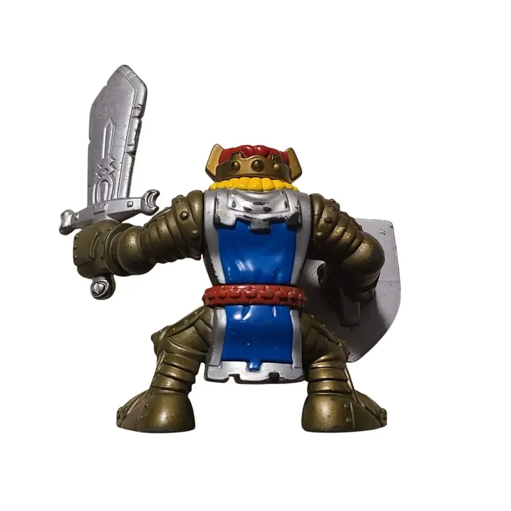 Fisher Price 1999 Great Adventures Castle Gold Knight King Figure Sword Shield